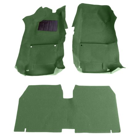 Moulded Carpet Set - 3 Piece - MGF - LHD - British Racing Green - RP1108BRG